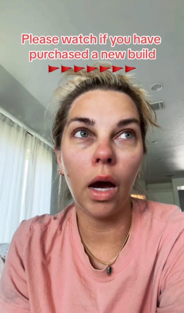 TikTok user Brittney Necole shared her experience dealing with a mold problem in her "dream home."
