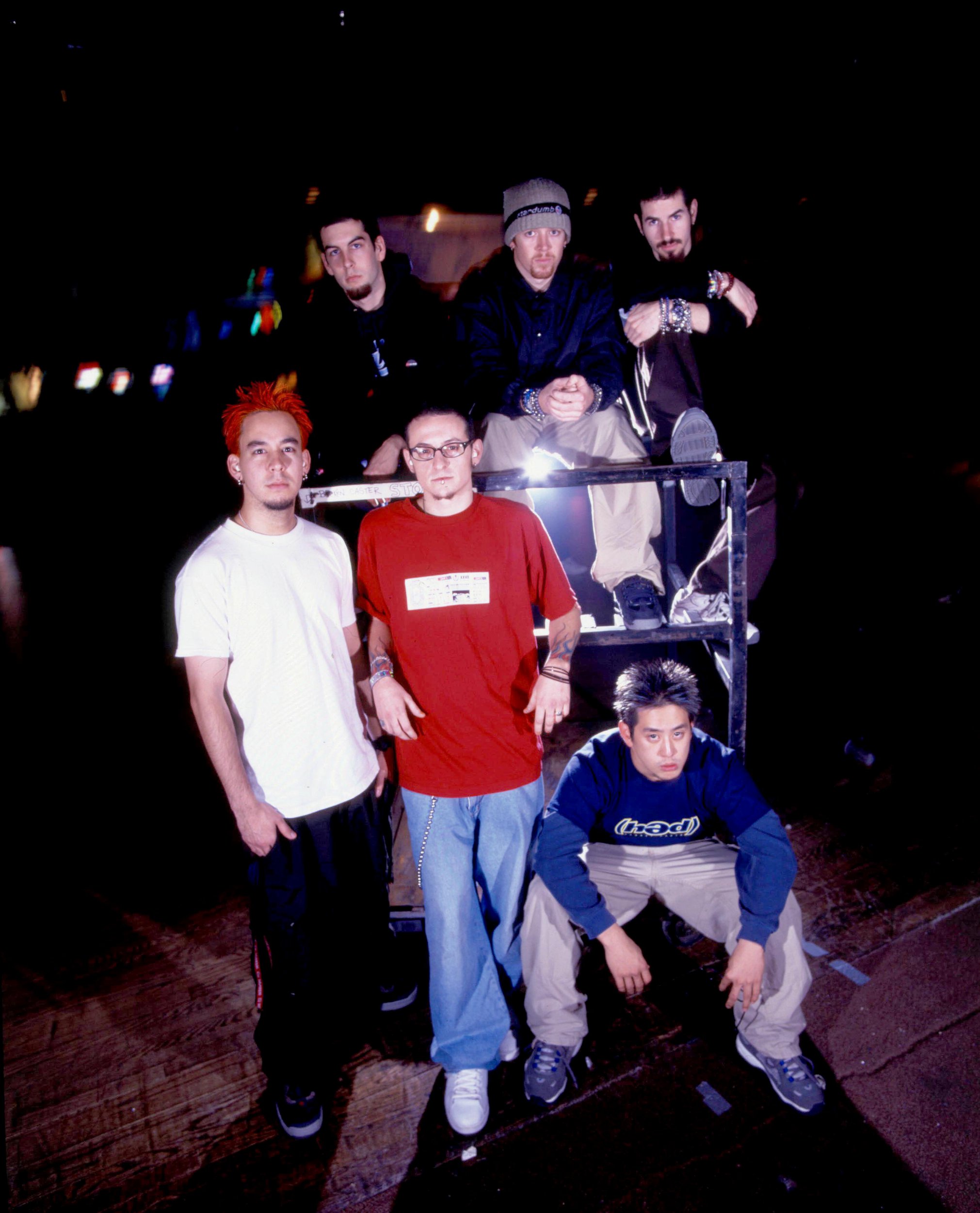The original linkin Park posing together