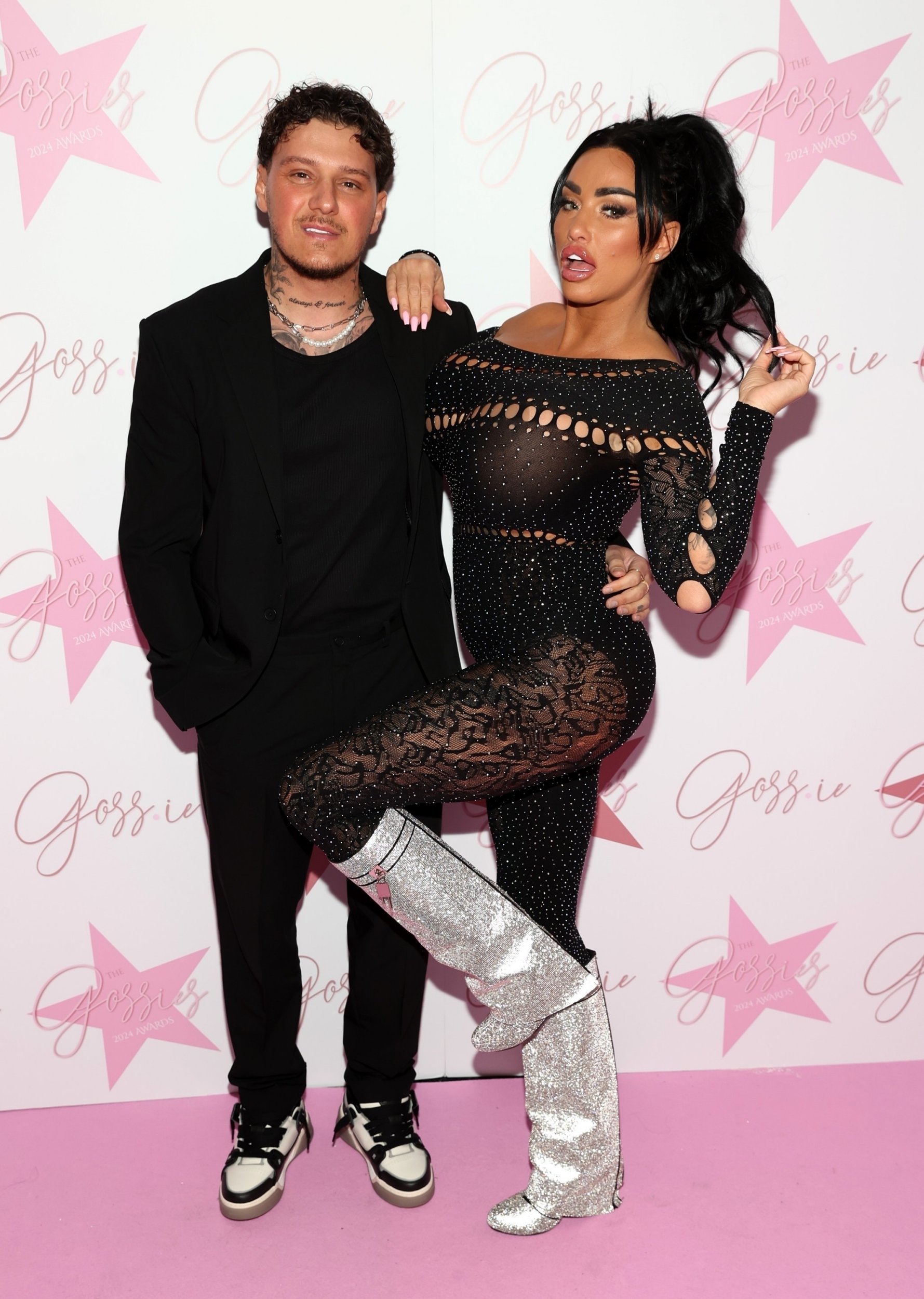 Katie Price and JJ Slater at Gossies